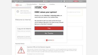 
                            3. Log on to internet banking - HSBC Malta