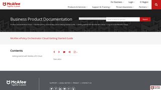 
                            2. Log on to McAfee ePO Cloud - McAfee ePolicy Orchestrator Cloud