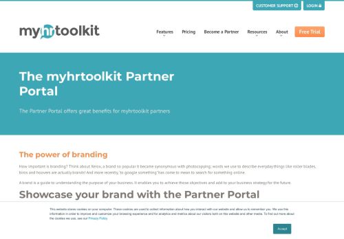 
                            6. Log on! To your new partner portal | myhrtoolkit