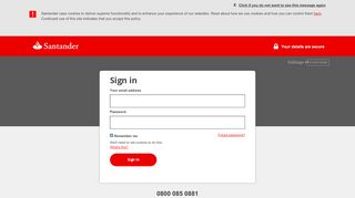 
                            10. Log On - Working Capital Loans - Santander