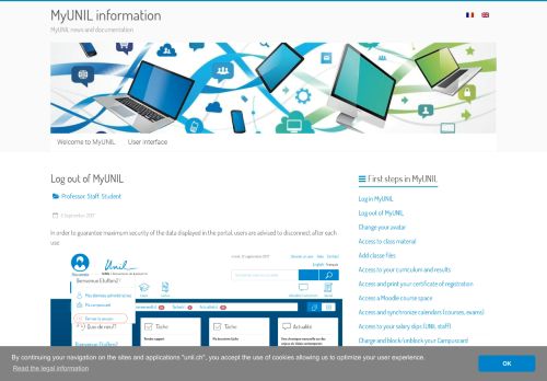 
                            9. Log out of MyUNIL – MyUNIL information - Sites WordPress