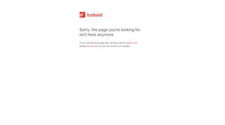 
                            4. Log Out Of Todoist - Thank You For Using Todoist!