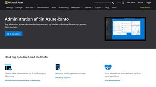 
                            1. Log på Azure – Konto og fakturering | Microsoft Azure