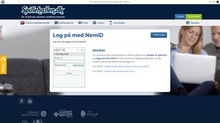 
                            2. Log på med NemID | Spillehallen.dk