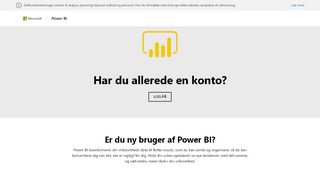 
                            5. Log på | Microsoft Power BI