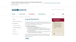 
                            1. Log på NemKonto | NemKonto