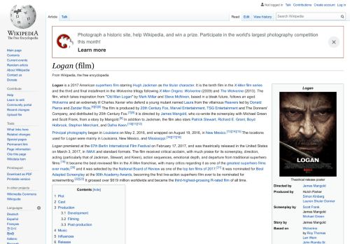 
                            9. Logan (film) - Wikipedia