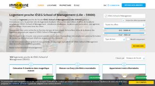 
                            12. Logement IÉSEG School of Management - 709 offres de logements ...