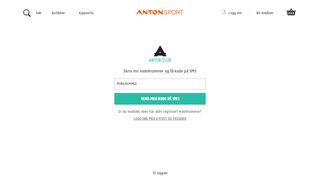 
                            2. Logg inn - Anton Sport