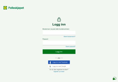 
                            2. Logg inn - Felleskjopet.Identity.Web.Server