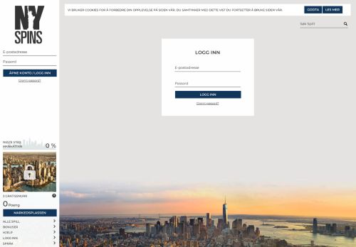 
                            1. Logg Inn Her | Nyspins Er En Helt Ny Casino På Mange Måter Prøv En ...