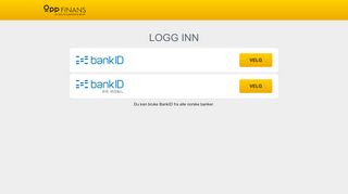 
                            1. Logg inn med BankID på Oppfinans