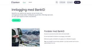
                            2. Logg inn med BankID - Sbanken (tidligere Skandiabanken)