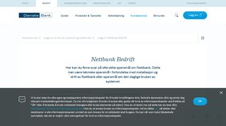 
                            7. Logg inn Nettbank Bedrift - Danske Bank