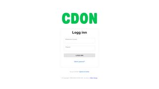 
                            1. Logg inn / Ny kunde - CDON.COM