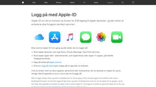 
                            8. Logg på med Apple-ID - Apple-kundestøtte - Apple Support