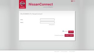 
                            4. Logg på - Nissan Connect