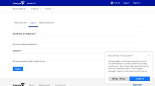 
                            2. Logga in | F-Secure VIP