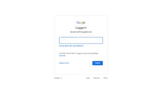 
                            1. Logga in – Google Konton