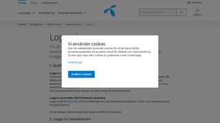 
                            13. Logga in i dator - Telenor One X | Kundservice | Telenor Företag