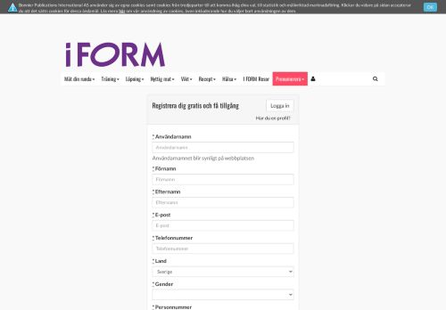 
                            1. Logga in - Iform.se