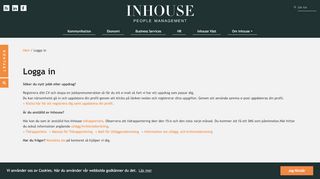 
                            1. Logga in - Inhouse