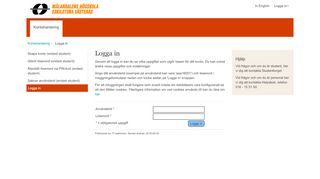 
                            10. Logga in - Kontohantering | Mälardalens högskola