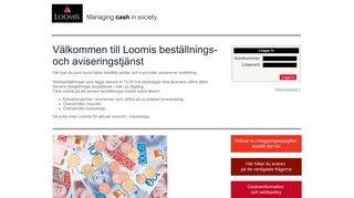 
                            1. Logga in - Loomis