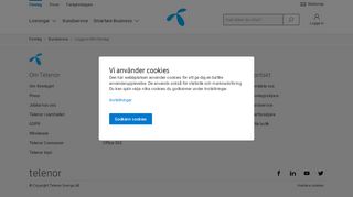
                            4. Logga in Mitt företag - Telenor