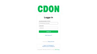 
                            1. Logga in / Ny kund - CDON.com