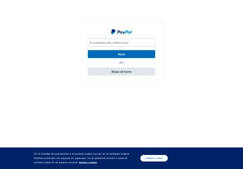 
                            3. Logga in på ditt PayPal-konto