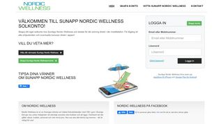 
                            12. Logga in på ditt SunApp Nordic Wellness-konto