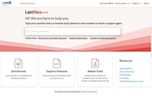 
                            5. Logga in på Lastpass | Bruksanvisning