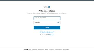 
                            4. Logga in på LinkedIn