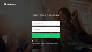 
                            1. Logga in på Questback Essentials Kom ihåg mig Glömt ditt lösenord ...