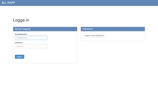 
                            1. Logga in - SLL RAPP