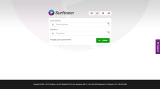 
                            3. Logga in | Surftown Dashboard