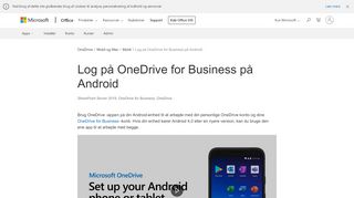 
                            5. Logge på OneDrive for Business i Android - OneDrive - Office Support