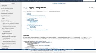 
                            1. Logging Configuration - WildFly 10 - Project Documentation Editor