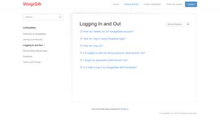 
                            4. Logging In and Out - VarageSale Knowledge Base