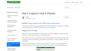 
                            4. Logging In (App & Website) – Munzee Support