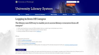 
                            11. Logging in from Off Campus | University Library System (ULS)