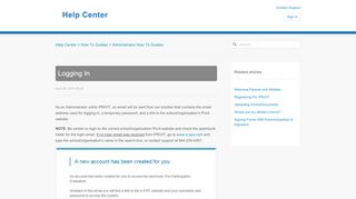 
                            3. Logging In - Help Center - Privit