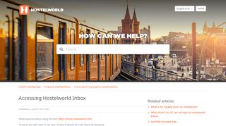 
                            4. Logging In – Hostelworld Inbox