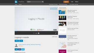 
                            12. Logging in moodle - SlideShare
