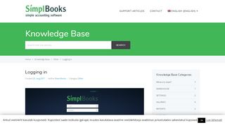 
                            6. Logging in – SimplBooks Support