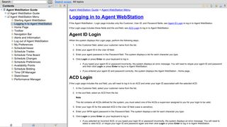 
                            11. Logging in to Agent WebStation