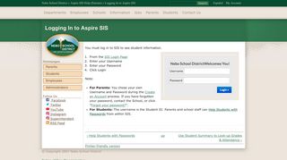 
                            4. Logging In to Aspire SIS | Nebo School District
