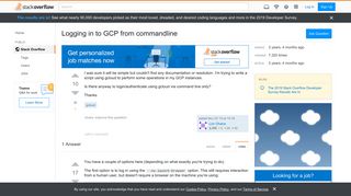 
                            4. Logging in to GCP from commandline - Stack Overflow