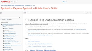 
                            4. Logging In To Oracle Application Express - Oracle Docs